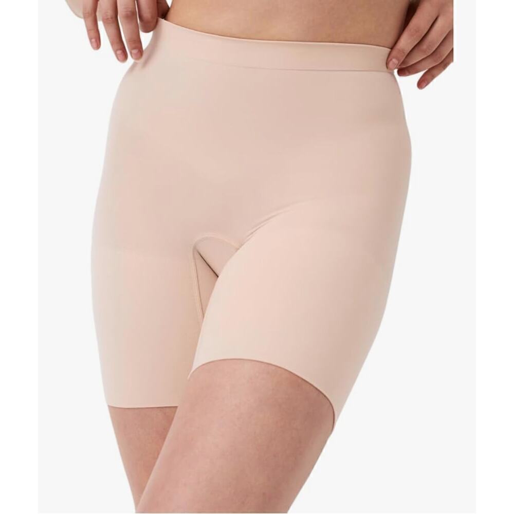 Spanx Power Short Body Shaper Womens Medium Beige